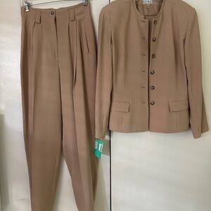 Kenar Camel Pantsuit